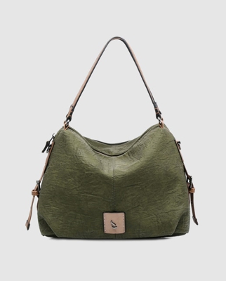 Abbacino - Hobo En Verde Con Asa Larga Extraíble