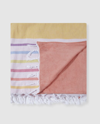 Ver El Corte Inglés - Kikoy Rosa De Rayas Multicolor y sus características El Corte Inglés - Kikoy Rosa De Rayas Multicolor en oferta
