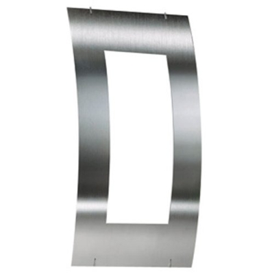 Wandleuchte Edelstahl-geb, 75W, E27