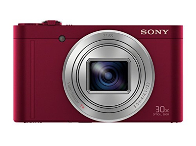Cámara Sony DSC-WX500 Rojo, WiFi, NFC, 18.2Mp, zoom óptico 30x