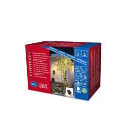 Cadena de microluces LED blanco cálido 80 f. 10,5m características