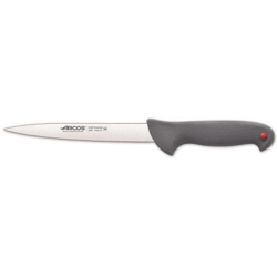 Cuchillo de lenguado Arcos Colour - Prof  243100 de acero inoxidable Nitrum y mango ergonómico de Polipropileno y hoja de 17 cm, funda display en oferta