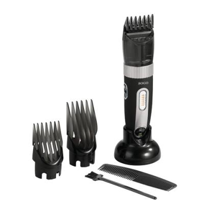 Cortapelos inalámbrico recargable con base y accesorios SGPEL-SS-3450