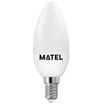 Bombilla LED 5w. vela E14 calida 21840