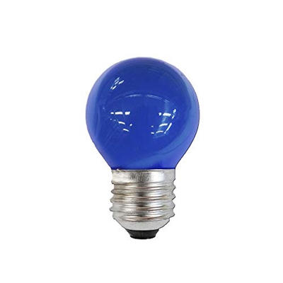 Bombilla esférica de color AZUL de 25W rosca E27 230V Ref. 94-132