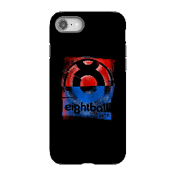 Ei8htball Messy Stencil Logo Phone Case for iPhone and Android - iPhone 8 - Carcasa doble capa - Brillante precio