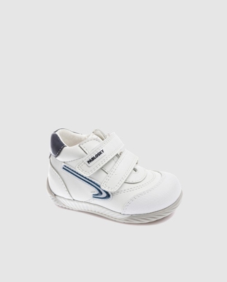 Pablosky - Zapatillas Deportivas De Bebés Blancas Con Doble Velcro