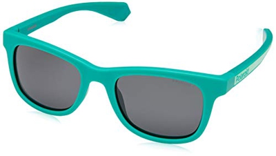 Polaroid Kids - Gafas De Sol Infantiles Cuadradas En Verde Con Lentes Polarizadas