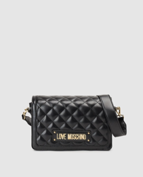 Love Moschino - Bandolera De Mujer Acolchada En Negro características