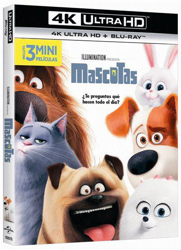 Mascotas - UHD + Blu-Ray características