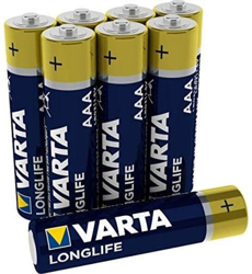 Varta 8x AAA Longlife Extra características