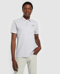 Studio Classics - Polo De Hombre Regular Gris De Manga Corta precio