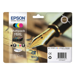 Epson - Pack 4 Tintas Originales 16XL (C13T16364010) precio