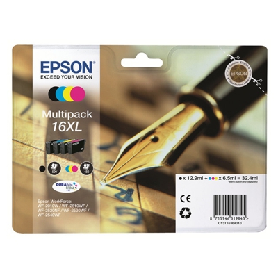 Epson - Pack 4 Tintas Originales 16XL (C13T16364010)