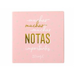 Mr. Wonderful - Bloc De Notas Y Notas Adhesivas : Muchas Muchas Muchas Notas Importantes características