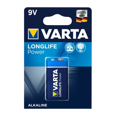 Varta - Pila Alcalina 6LR61 Longlife Power 9V