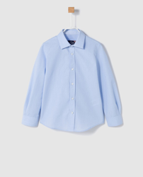 Tizzas - Camisa De Niño Azul Liso precio