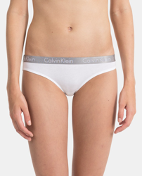 Calvin Klein - Braga Radiant Cotton Clásica Con Cintura A Contraste en oferta