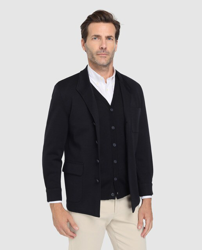 Emidio Tucci - Chaqueta De Abrigo De Hombre Azul precio
