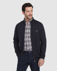 Gant - Chaqueta De Punto De Hombre Azul Con Cremallera, precio y  características - Shoptize