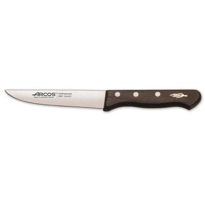 Cuchillo para Verduras Arcos Palisandro  262100 de acero inoxidable Nitrum y mango de madera de Palisandro con hoja de 11 cm, y Funda Hoja