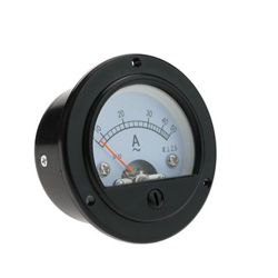 Medidor eléctrico analógico de panel BeMatik redondo 52mm 50A amperímetro precio