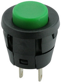 Pulsador empotrable OFF-ON Tecla Verde Contactos Plata Electro DH 11.525/V/P 8430552062829