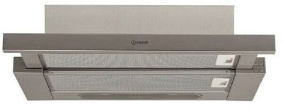 Indesit - Campana Telescópica H 461 IX.1/1 Con 3 Potencias De Extracción Inox