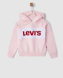 Sudadera Balloon Sleeve Crew Rosa Niña Levis - Elephant Asturiana Fashion