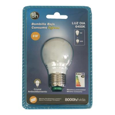 Bombilla de Bajo Consumo Esférica Electro DH Rosca E-27 80.415/9/CAL/BT 8430552128136