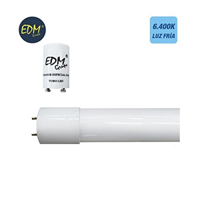 Tubo LED t8 22w eco 6.500k luz fria EDM (equivalente 58w)