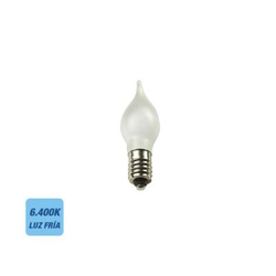 Bombilla mariposa  LED e10 3,5v 6.400k luz fria EDM características