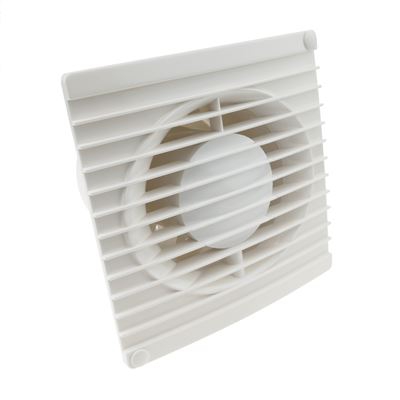 Extractor ventilador PrimeMatik, diámetro 104mm para aseo lavabo trastero garaje