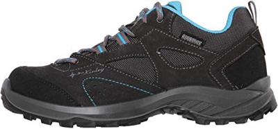 McKINLEY Multifunktionsschuh Travel Comfort, Zapatos de Low Rise Senderismo para Mujer, Gris (Dunkelgrau/Türkis 000), 38 EU