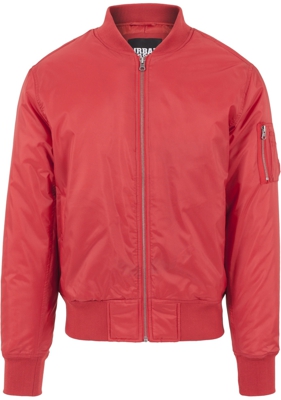 Urban Classics Basic Bomber Jacket fire red (TB861)