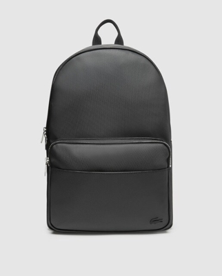 Lacoste - Mochila De Hombre En Negro Con Cremallera