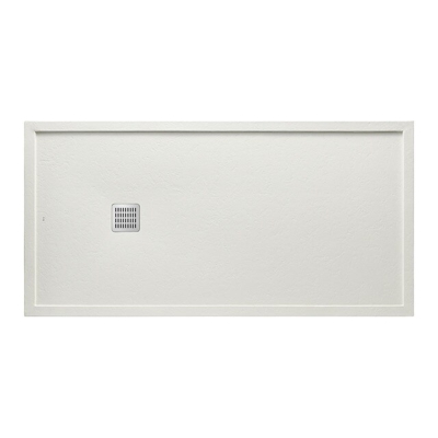 Roca - Plato De Ducha Extraplano De STONEX Terran Blanco roto Plato de Ducha 100 x 80 cm