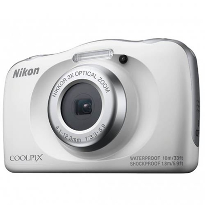 Cámara compacta Nikon Coolpix W150 + Mochila Blanco Kit