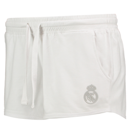 Pantalón corto de forro polar Real Madrid - Blanco - Mujer precio
