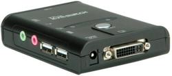 Rotronic KVM Switch Star, DVI & USB, 1 User - 2 PCs (14.99.3256) en oferta