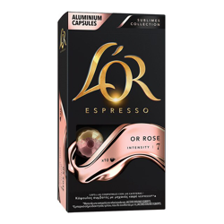 L'OR ESPRESSO - Estuche 10 Cápsulas Sublimes Collection Café Or Rose Intensidad 7 Compatibles Con Máquinas Nespresso características