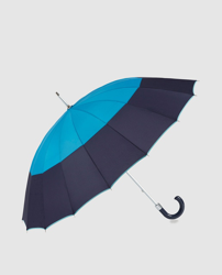 Gotta - Paraguas Largo Manual Bicolor Con Dieciséis Varillas en oferta