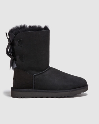UGG - Botas De Mujer En Piel De Color Negro