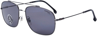 Carrera - Gafas De Sol De Hombre Navigator De Metal En Negro Y Lentes En Color Gris