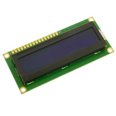 Módulo BeMatik electrónico display o visor LCD 16x2 5V azul