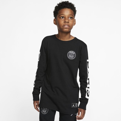 PSG Camiseta de manga larga - Niño - Negro