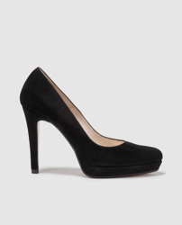 Lodi - Zapatos De Salón De Mujer De Ante Negro en oferta