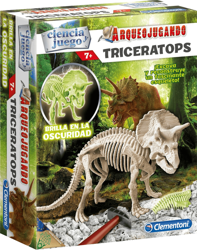 Clementoni Arqueojugando Triceratops fosforescente precio