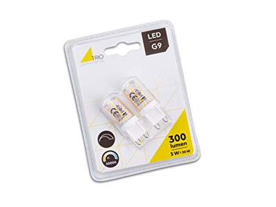 Bombilla LED bi-pin G9 3W en set doble