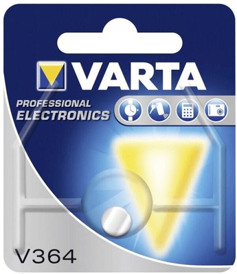 1x 1.55V V 364 Single-use battery SR60 Óxido de plata, Batería